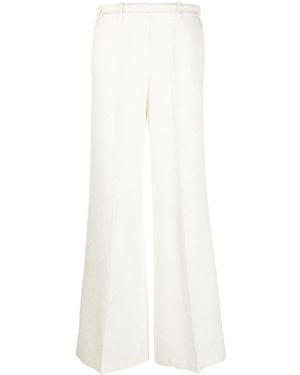 forte_forte Forte_forte Palazzo Trousers - White