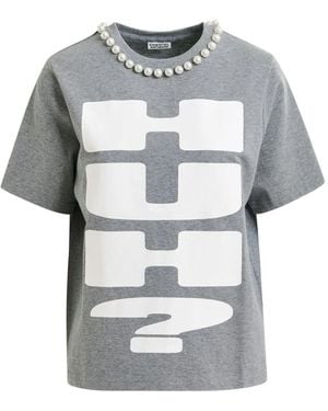 Essentiel Antwerp T-Shirt Isos - Grigio