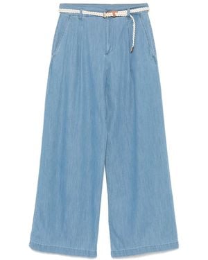 Liu Jo Belted Pants - Blue