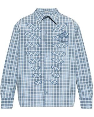 AVAVAV Cut-Out Shirt - Blue