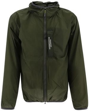 Mountain Research Kapuzenjacke mit Zwei-Wege-Reißverschluss - Grün
