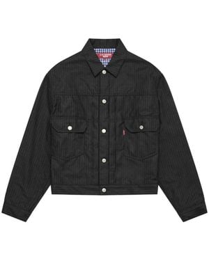 Junya Watanabe X Levi's Pinstripe Pocket Jacket - Black