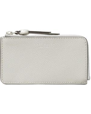 Tory Burch Romy Zip Card Case - Grey