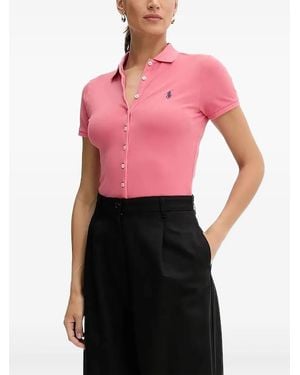 Polo Ralph Lauren Logo-Embroidered Shirt - Pink