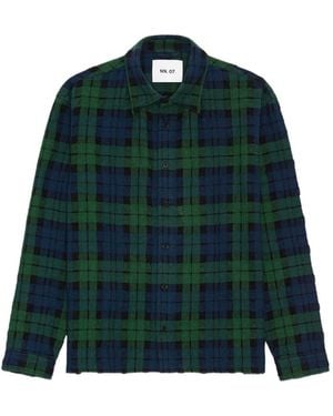 NN07 Casper Flannel Shirt - Green