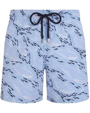 Vilebrequin Embroidered Swim Shorts - Blue