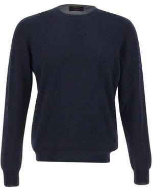Gran Sasso Crew-Neck Jumper - Blue