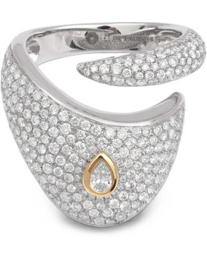 Rainbow K Dune Diamond Ring - White