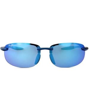 Maui Jim Ho'Okipa Ultra Rimless Sunglasses - Blue