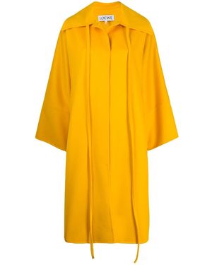 Loewe Oversized Ribbon Coat - Yellow