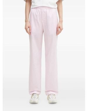 Fiorucci Broek Met Gingham Ruit - Roze
