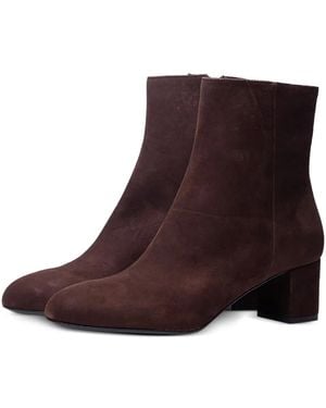 Poche Paris Bottines À Talon Épais - Purple