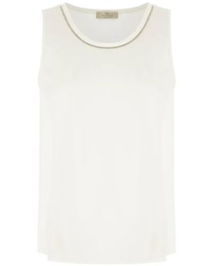 Panicale Beaded Top - White
