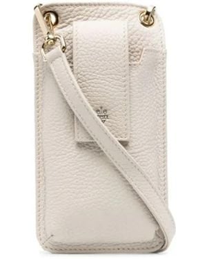 Eleventy Bolso Para Móvil Con Logo En Relieve - Blanco
