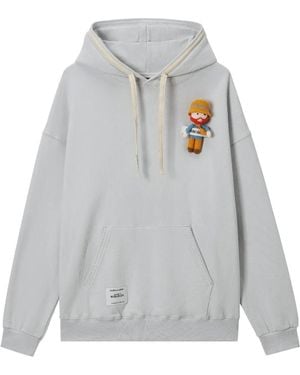 Musium Div. Hoodie En Crochet - Gris