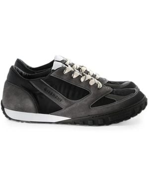 Givenchy Glide Suede-Panelled Trainers - Black