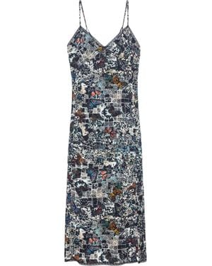 Zadig & Voltaire Ramelil Maxi Dress - Blue