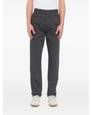 Lanvin Panelled Cargo Patch Trousers - Black