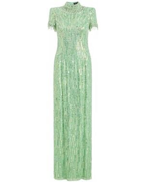 Jenny Packham Madeleine Avondjurk - Groen