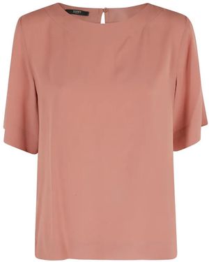 Seventy Short-Sleeve Blouse - Pink