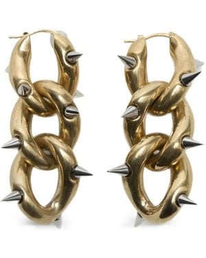 Acne Studios Orecchini A Catena - Metallizzato