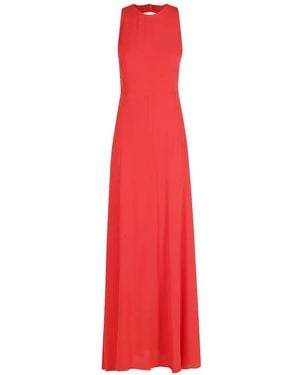 Erika Cavallini Semi Couture Cornelia Backless Maxi Dress - Red
