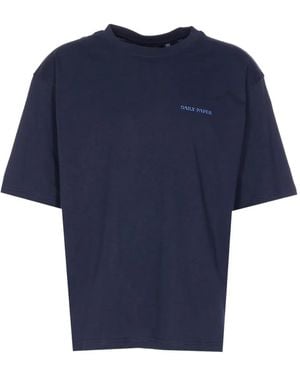 Daily Paper Logo-Print T-Shirt - Blue