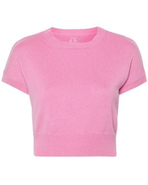 Teddy Cashmere Genovas Cashmere Top - Pink