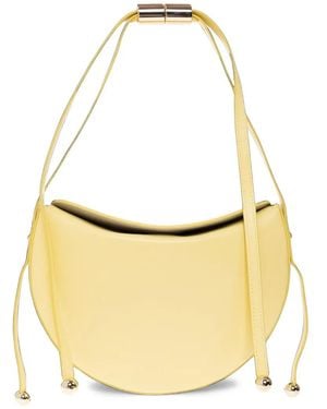 Furla Small Moonstone Leather Shoulder Bag - White