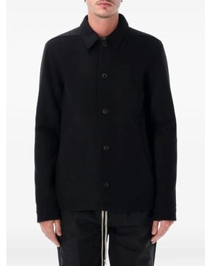 Rick Owens Buttoned Brad Jacket - Black