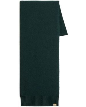 Woolrich Ribbed Beanie-Scarf Set - Green