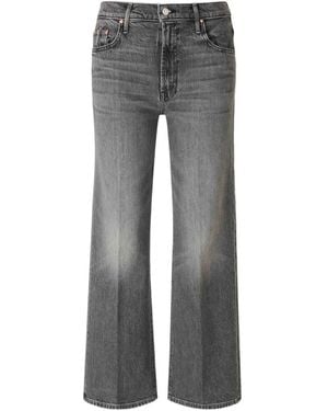 Mother Magpie Cotton Lyocell Maven Ankle - Grey