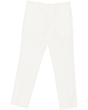 Dondup Gaubert Pressed-Crease Tailored Trousers - White