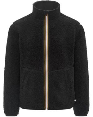K-Way Pascal Reversible Fleece Jacket - Black