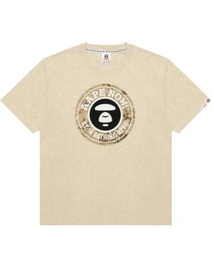 Aape By A Bathing Ape T-Shirt À Imprimé Graphique - Natural