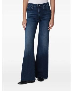 Mother The Hustler Roller Sneak Jeans - Blue