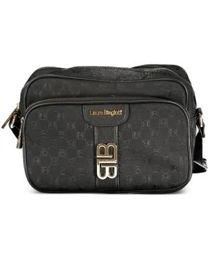 Laura Biagiotti Bolso De Hombro Con Monograma - Negro