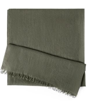 Brunello Cucinelli Cashmere And Silk Scarf - Green