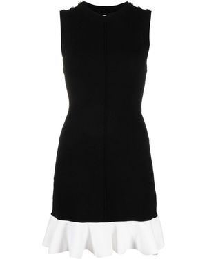 Sandro Frilled-Hem Minidress - Black
