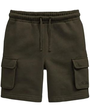 MC2 Saint Barth Drawstring-Waist Cargo Shorts - Green