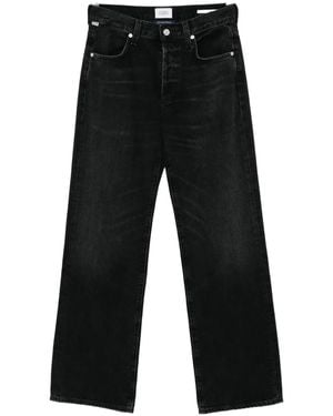 Citizens of Humanity Annina High-Waist Jeans Met Wijde Pijpen - Zwart
