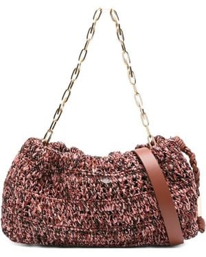 Ba&sh June Chain-Strap Shoulder Bag - Pink