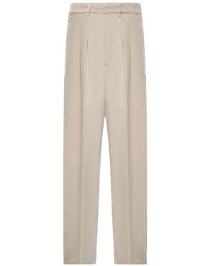 Dondup Pleated Trousers - White