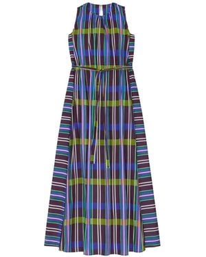 Psophia Retro Prism Dress - Azul
