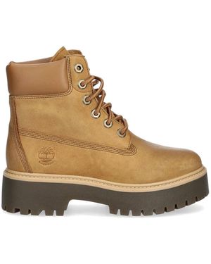 Timberland Stone Street Waterproof Platform Boots - Natural