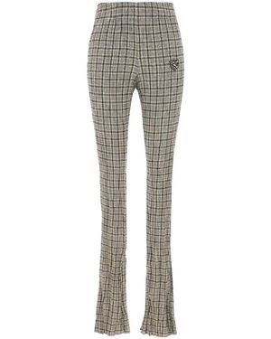 DIESEL V-Icky Check Pants - Grey