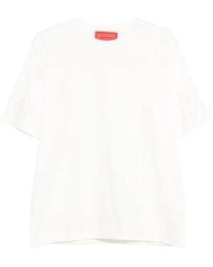 Vision Of Super Logo-Embroidered T-Shirt - White