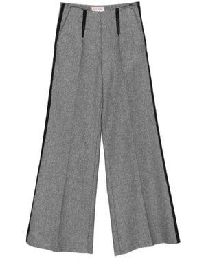 Iceberg Zip Palazzo Trousers - Grey