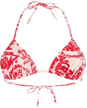 DSquared² Bikini Rebel Hibiscus - Rojo