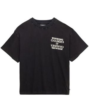 Honor The Gift T-Shirt Nothing Changes Tee - Black